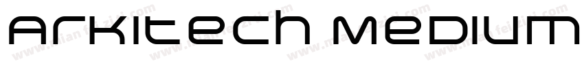 Arkitech Medium字体转换
